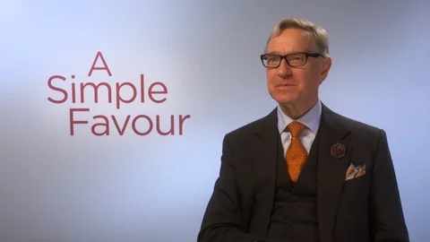 Director Paul Feig talks about his new movie 'A Simple Favour' at a press junket Stock Footage 101189610