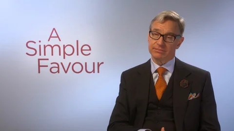 Director Paul Feig talks about his new movie 'A Simple Favour' at a press junket Video stock 101189767