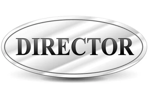 Director sign Stock Illustration