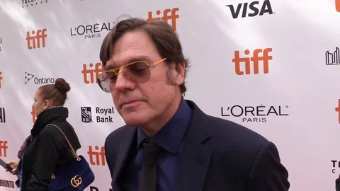 Director talks about selecting the story of his movie at the TIFF event - 2018 Video stock 100167532