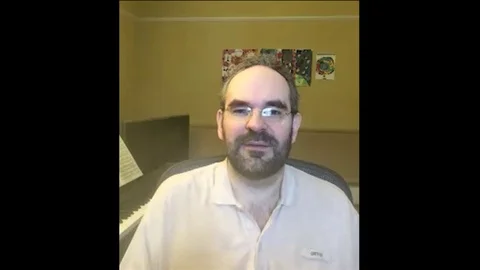 Director Thomas Clay is interviewed about his new movie 'Maxine Peake' - 2020 Stock Footage 138569175