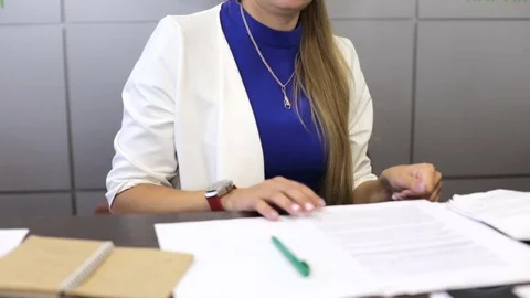 Director in the workplace Stock Footage 80419441