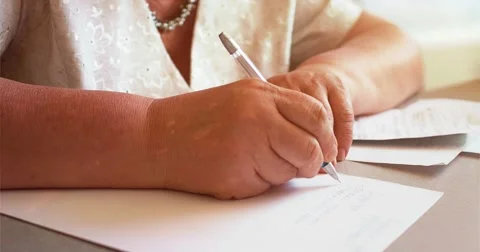 Director Write.mp4 Stock Footage 64286406