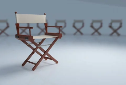 Director's chair Stock Footage 235238