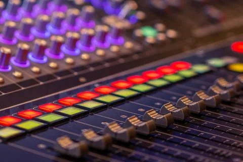 Director's console Stock Photos