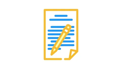 Directory folder color icon animation Stock Footage 327273369