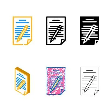 Directory folder color stylized icon vector Stock Illustration