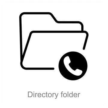 Directory folder Stock Illustration