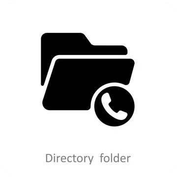 Directory Folder Stock Illustration