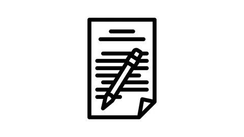 Directory folder line icon animation Stock Footage 326767167