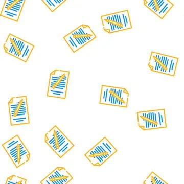 Directory folder vector seamless pattern Illustrazione stock