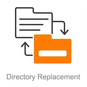 Directory Replacement Stock Illustration