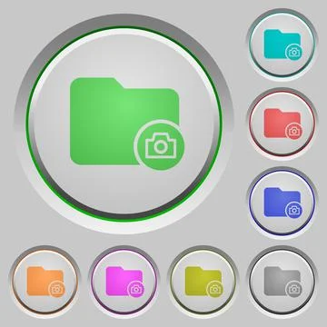 Directory snapshot push buttons Stock Illustration