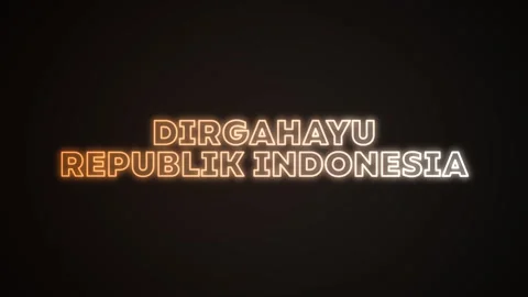 Dirgahayu Indonesia Stock Footage 280029859