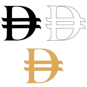 Dirham-coins icon. Dirham Currency sign. UAE Dirham symbol. Gold coins 스톡 일러스트