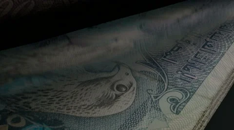 DIRHAM corner flip render new Stock Footage 46994963