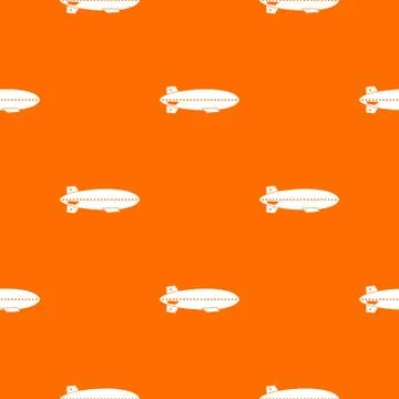 Dirigible balloon pattern seamless Stock Illustration