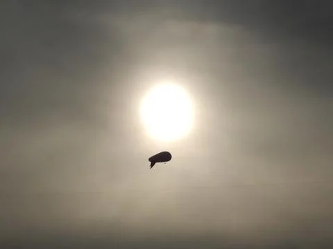 Dirigible balloon Fotos de archivo