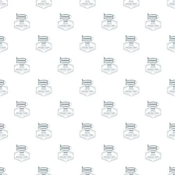 Dirigible pattern vector seamless Stock Illustration