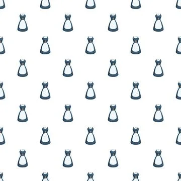Dirndl pattern repeating seamless bavarian traditional clothing design Stock Illustration