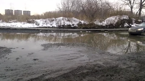 Dirt and puddles 스톡 동영상 88183237