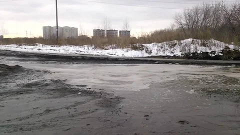 Dirt and puddles 스톡 동영상 88183277