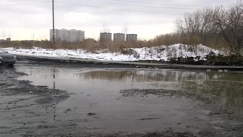 Dirt and puddles 스톡 동영상 88183310