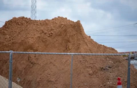 Dirt brought in for Construction Stock Photos