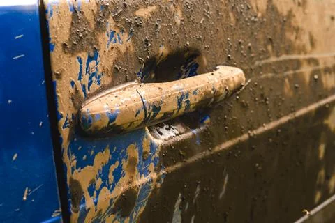 Dirt on the car Stock Photos