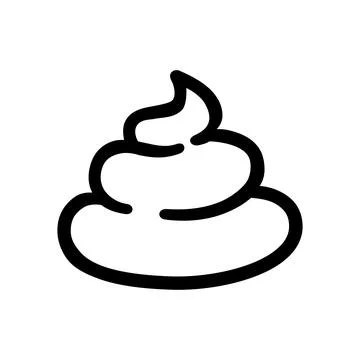 Dirt icon. Poop pattern vector Cartoon isolated doodle illustration Stock Illustration