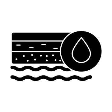 Dirt moist ground icon. Simple fertile land icons for ui and ux, website or Illustration