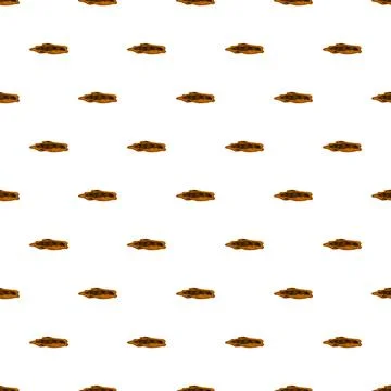 Dirt pits seamless pattern repeating brown ground texture Illustrazione stock