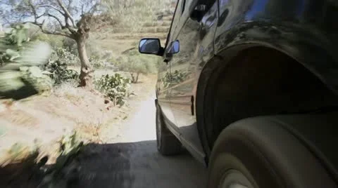 Dirt road drive Stock Footage 11825062