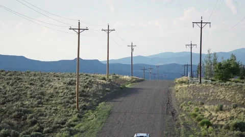 Dirt road driving Video stock 41440736