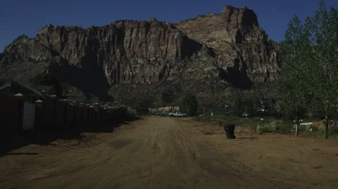 Dirt Road Mountain Stock Footage 62897191