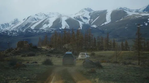 Dirt road in the mountains Stock Footage 67287141