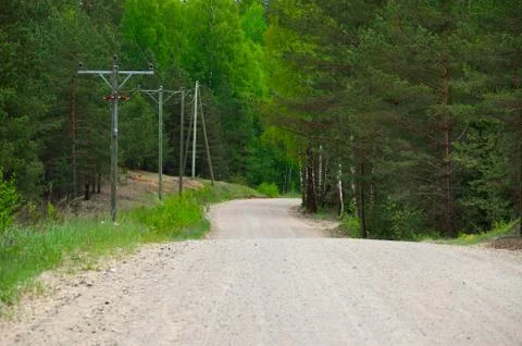Dirt road. Stock Photos