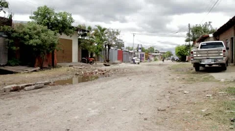 Dirt Street Stock Footage 17831175