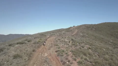 Dirtbiker on trail 库存影片 150071331