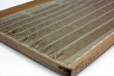 Dirty air filter Foto stock