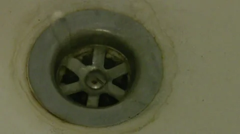 Dirty bath sink Stock Footage 28189675