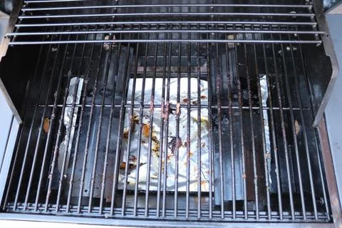 Dirty bbq grill Stock Photos