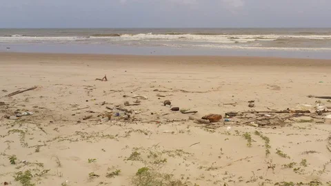 Dirty beach 6 Stock Footage 102638490