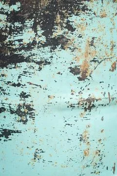 Dirty, blue, rusty surface Stock Photos
