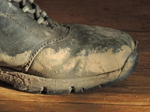 Dirty Boot Stock-Fotos