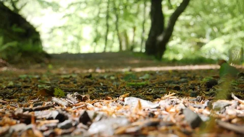 Dirty Boots Walking Over Camera Stock Footage 91216149