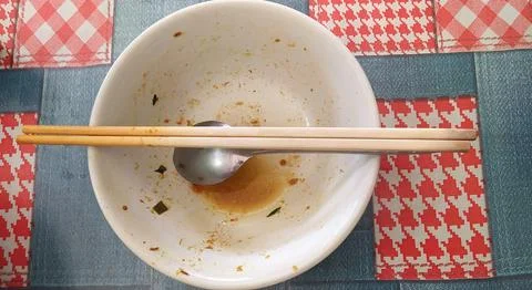 Dirty bowl Stock Photos