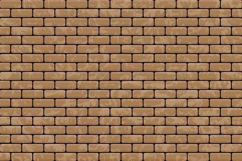 Dirty brick wall background. Vector textured pattern 스톡 일러스트