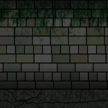 Dirty brick wall texture Stockillustratie