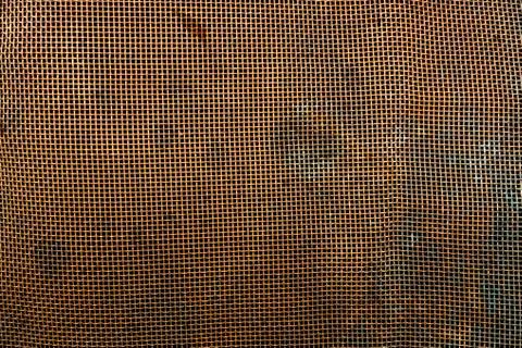 Dirty bronze wire Stock Photos